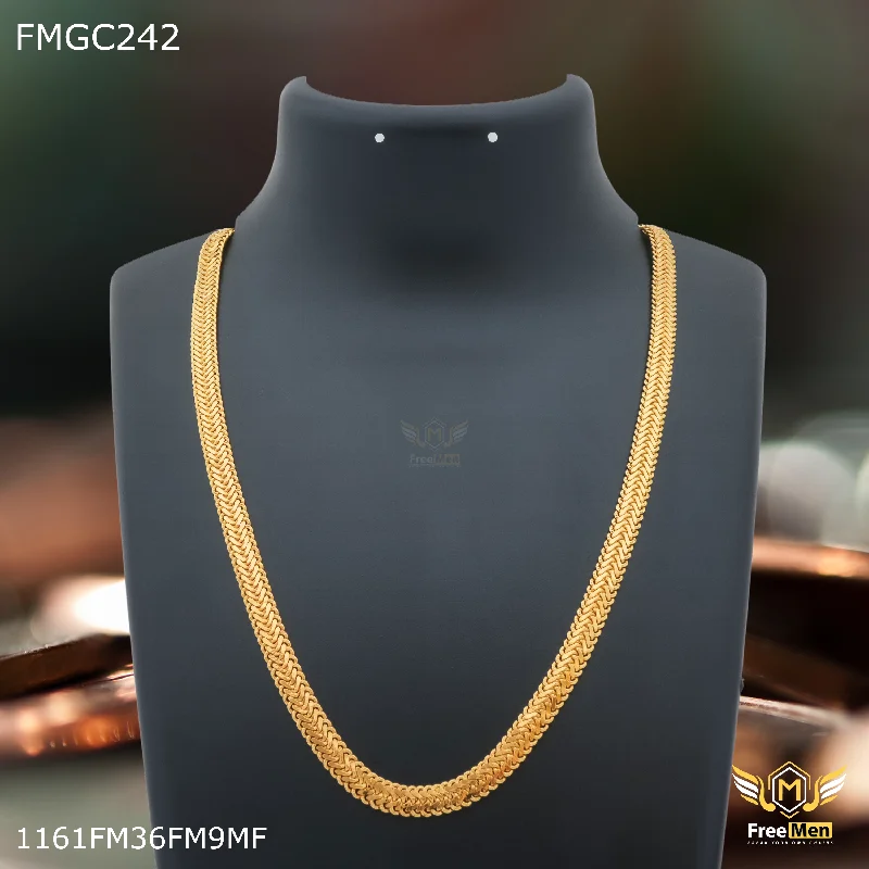 Freemen Tradtional grooming gold plated Chain for Man - FMC242