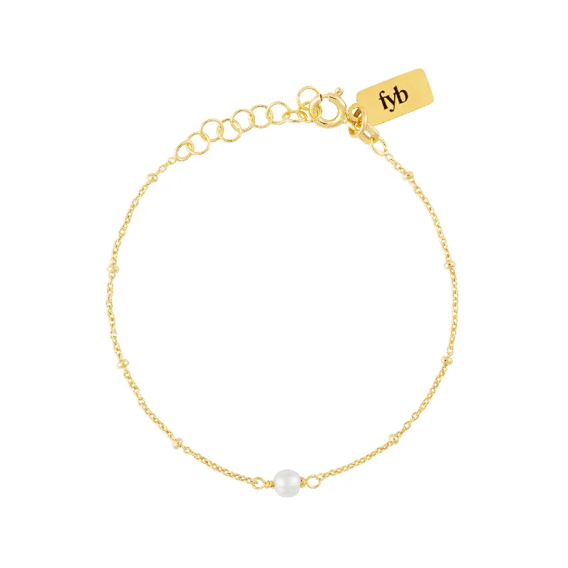 JUNE BIRTHSTONE BRACELET GOLD