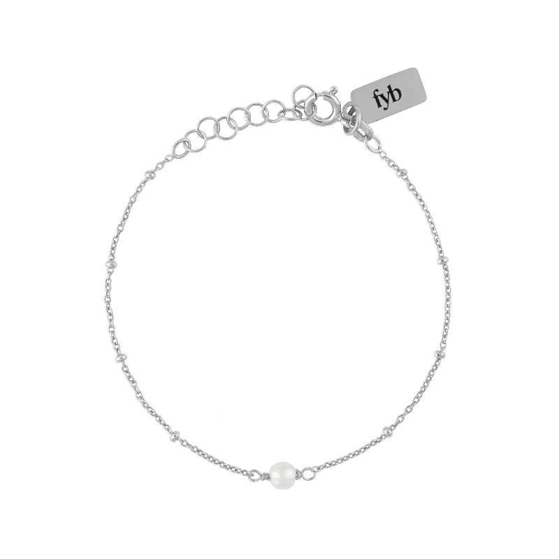 JUNE BIRTHSTONE BRACELET SILVER