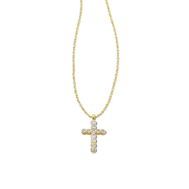 Kendra Scott Cross Crystal Pendant Necklace