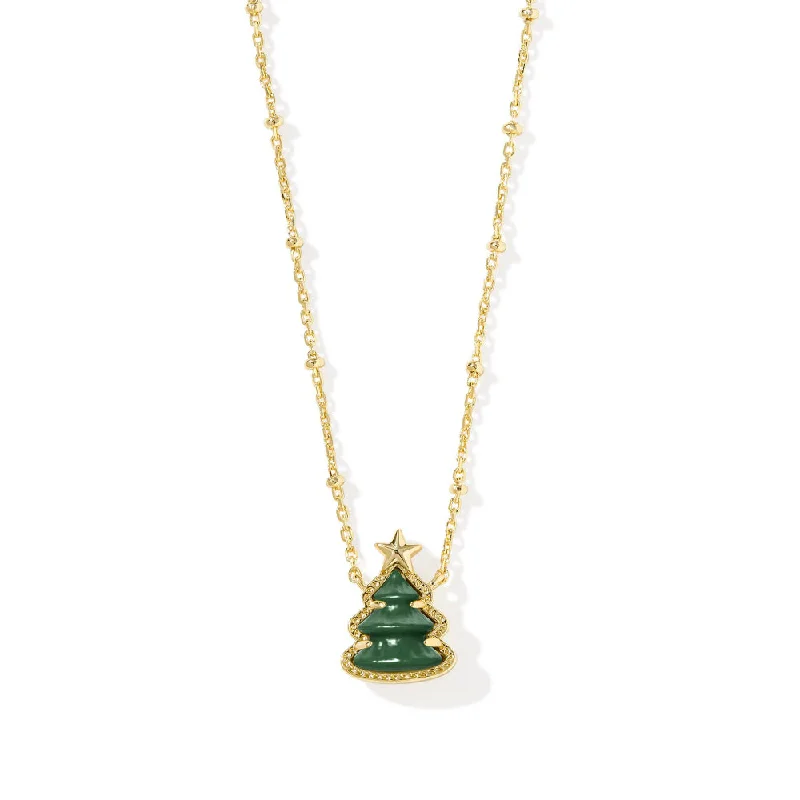 Kendra Scott Holiday Tree Short Pendant Necklace