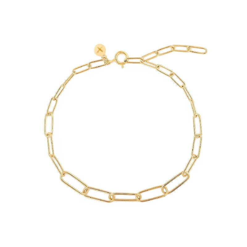 THEODORA | Graduated Paper Clip Bracelet