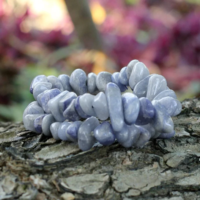 Wonders Blue Quartz Beaded Bracelet